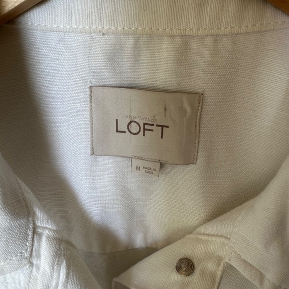 LOFT Linen Blend Jacket - Picture 3 of 7